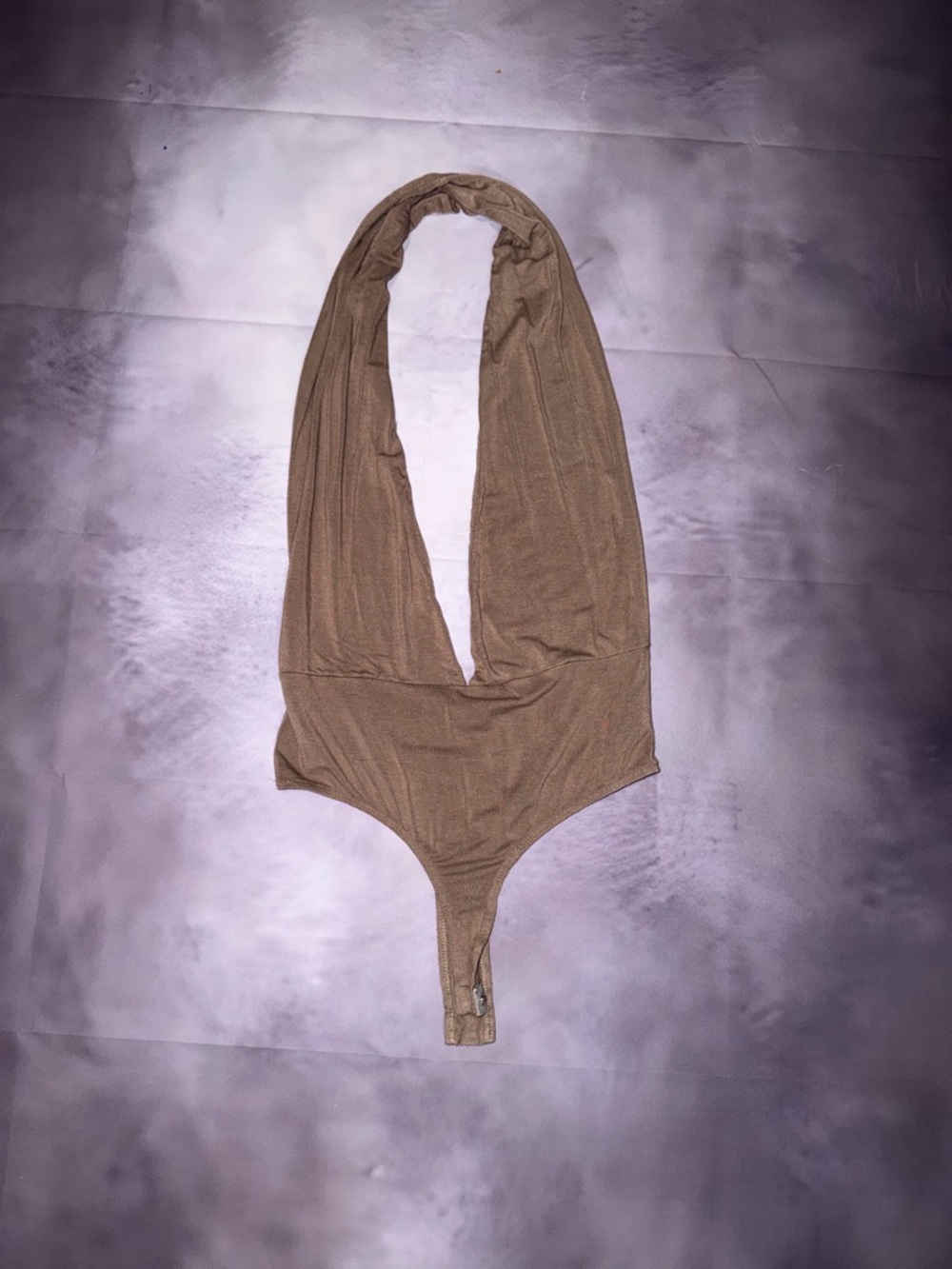 Tobi Brown Halter Bodysuit